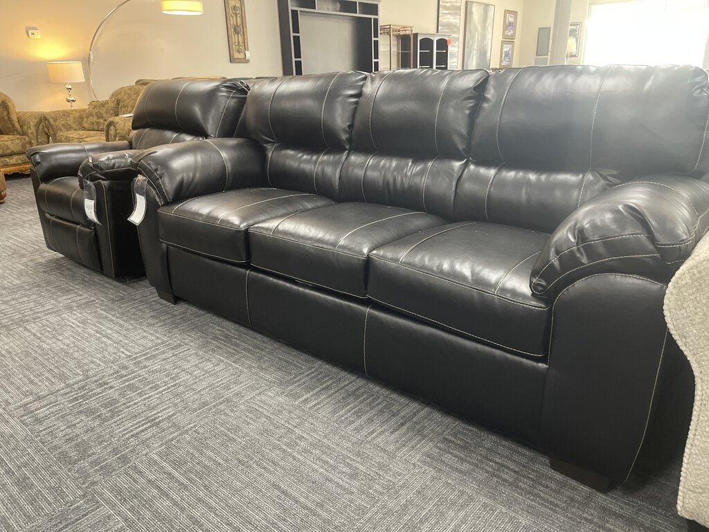 Austin Black NEW Sofa 90x38x41 (5603-AUSB)