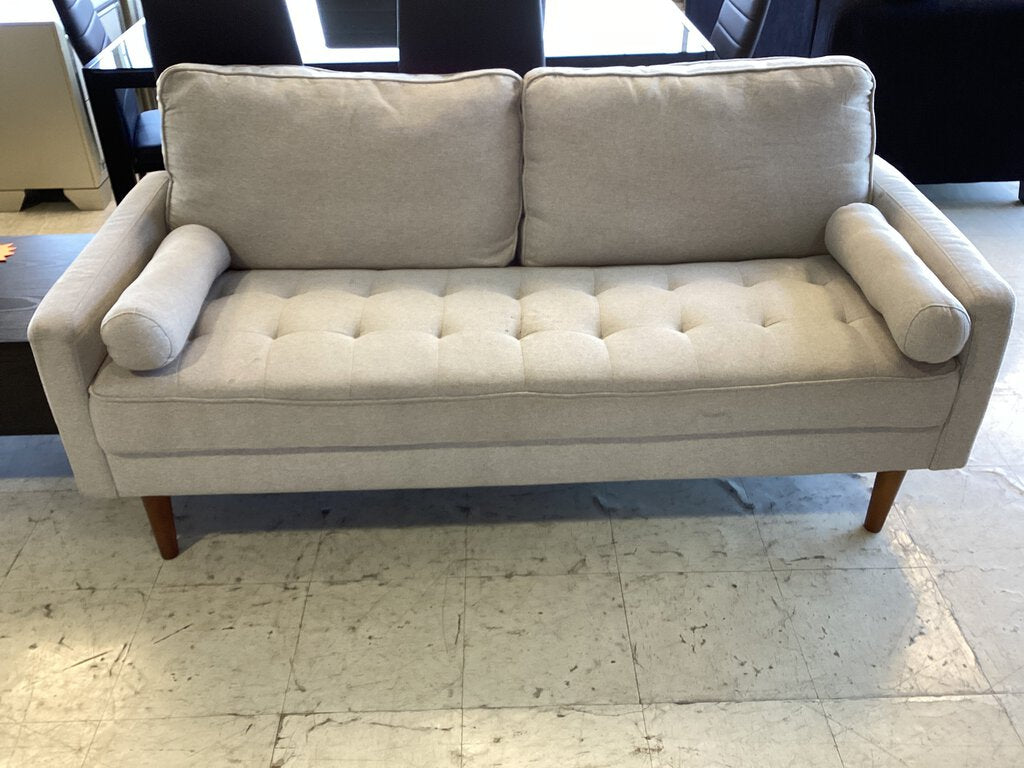 81946 - Modern Gray Bench Seat Sofa 68x30x30