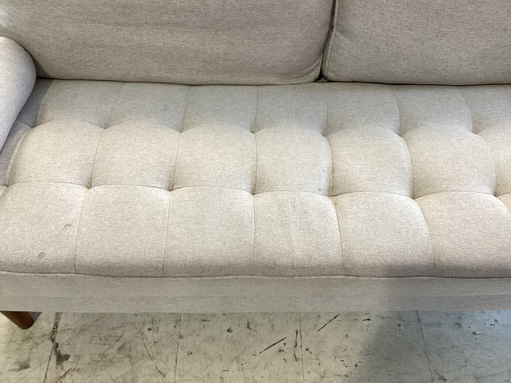 81946 - Modern Gray Bench Seat Sofa 68x30x30