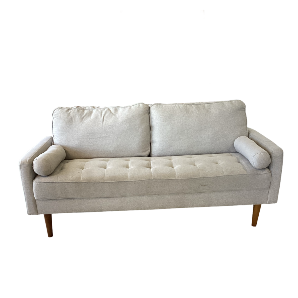 81946 - Modern Gray Bench Seat Sofa 68x30x30