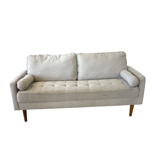 81946 - Modern Gray Bench Seat Sofa 68x30x30