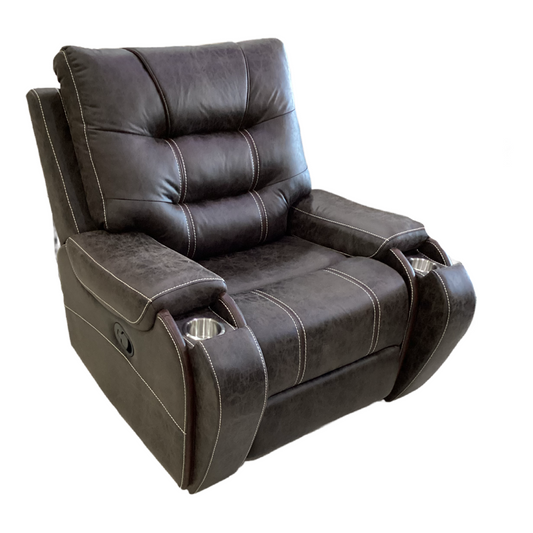 Bronco NEW Brown Recliner 40x31x37 (652322)