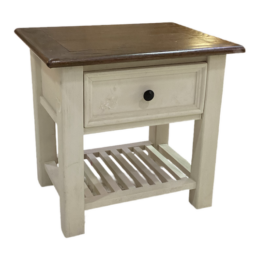 81970 Two Tone End Table 19x15x18