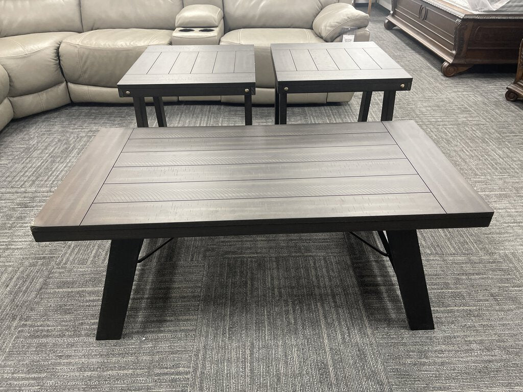 76843 - Ashley Noorbrook Coffee & End table Set CT-(48x24x20) ET-(21x24x25