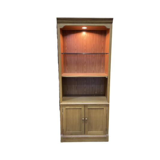 81943 - Oak Display Cabinet 32x17x78