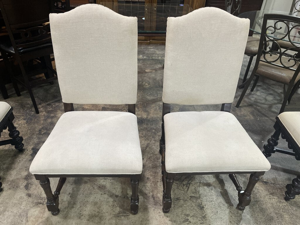 82015 - Pair of Proximity Camel Back Dining Chairs (Set of 2) 22x25x43