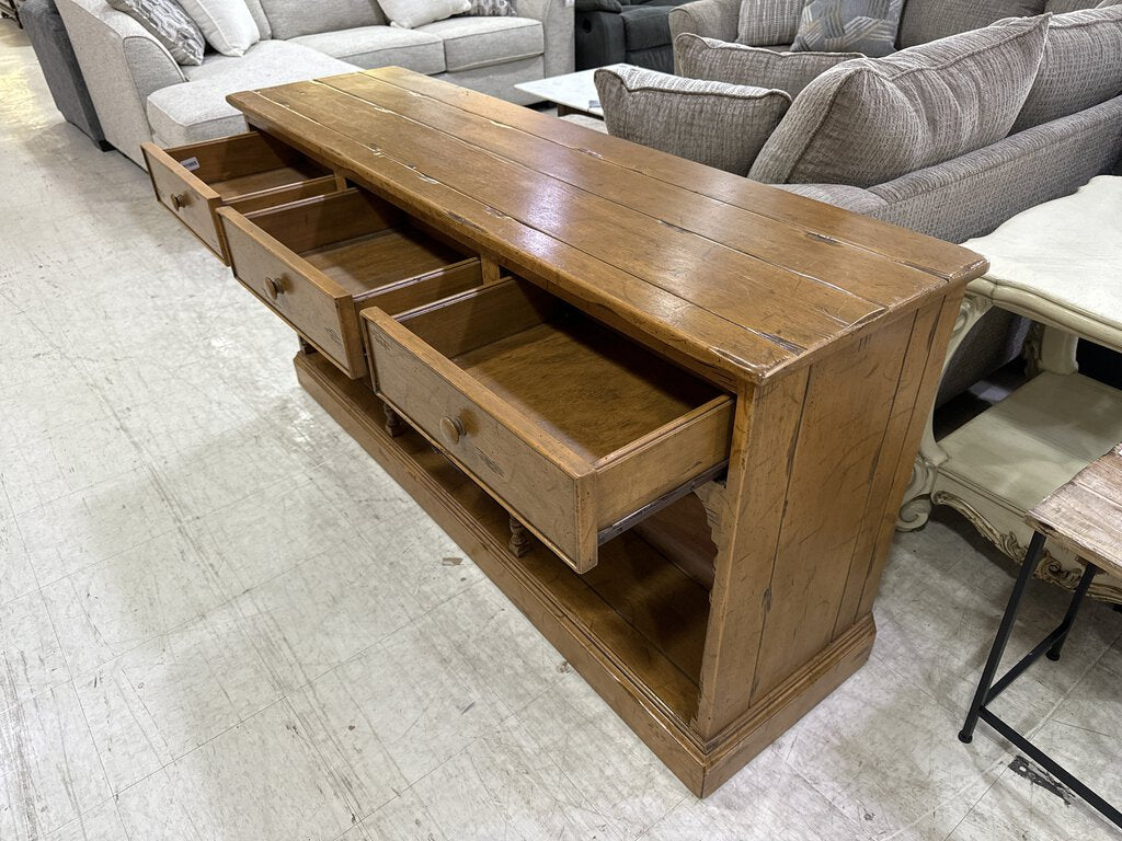 81995 - Wood Sideboard Console Table 65x18x32