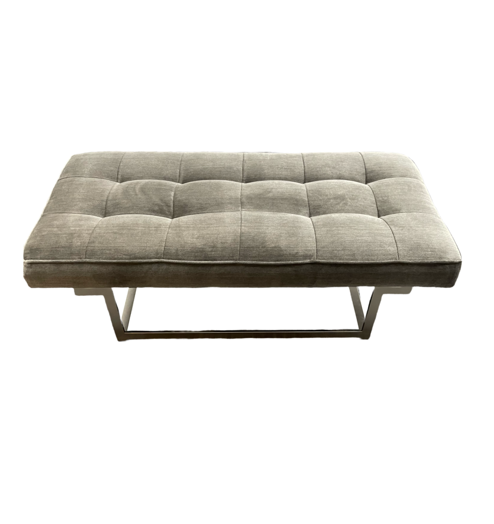 76872 - Jonathan Louis Flannel Ottoman 60x31x17