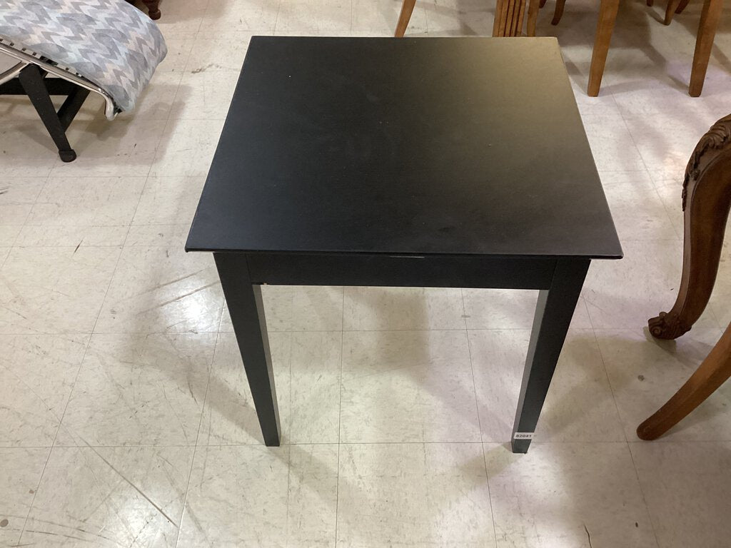 82041 - Black End Table 24x24x25