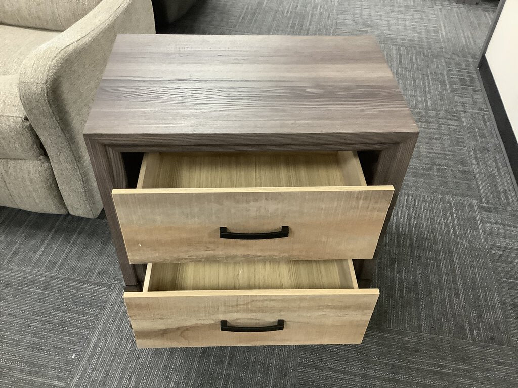 Irving NEW Two Drawer Nightstand 26x17x28 (103597)