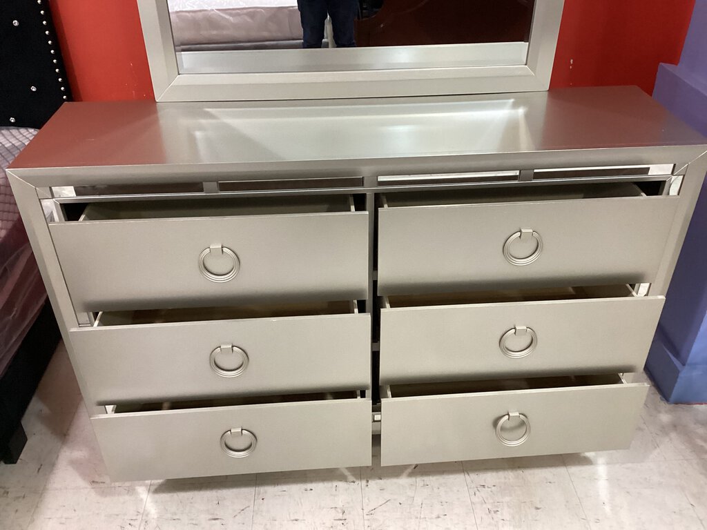 Angel NEW Dresser w/Mirror 157x42x39 (137534-35)