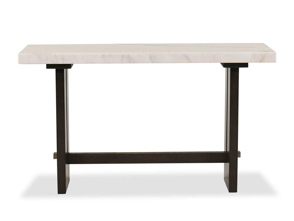 76891 - Ashley Burkhaus Marble Top Sofa Table 52x16x30