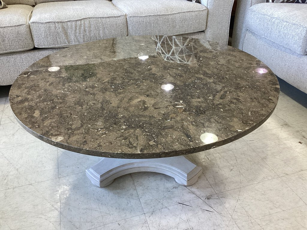 82089 - Marble Top Coffee Table 40x17