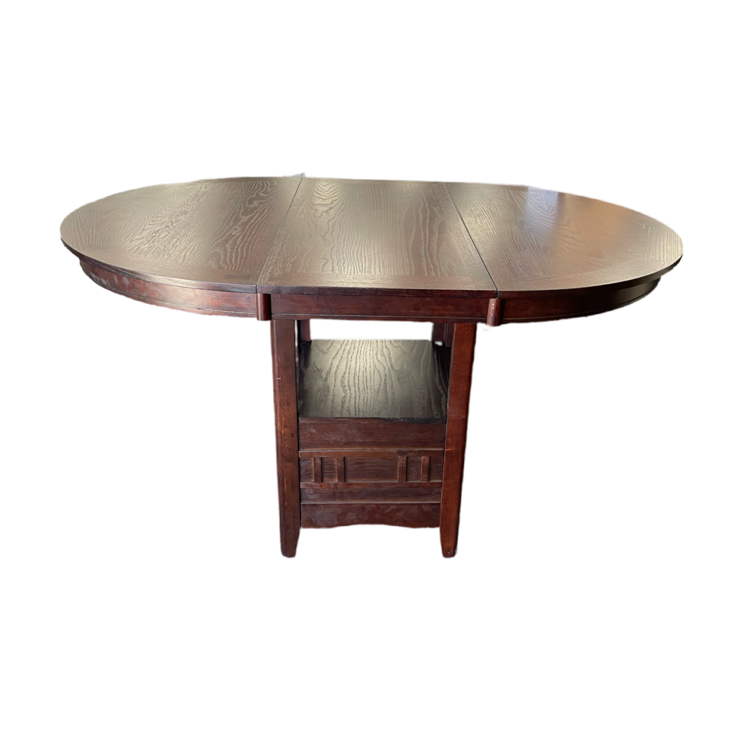 Joplin New Oval Pub Table 42x42x36 w/Leaf 42x60x36 (314300)