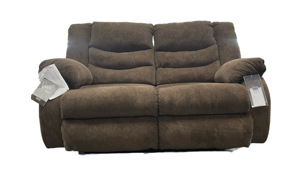 76898 - Ashley Tulen Chocolate Reclining Loveseat 60x30x40