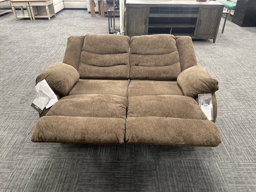 76898 - Ashley Tulen Chocolate Reclining Loveseat 60x30x40