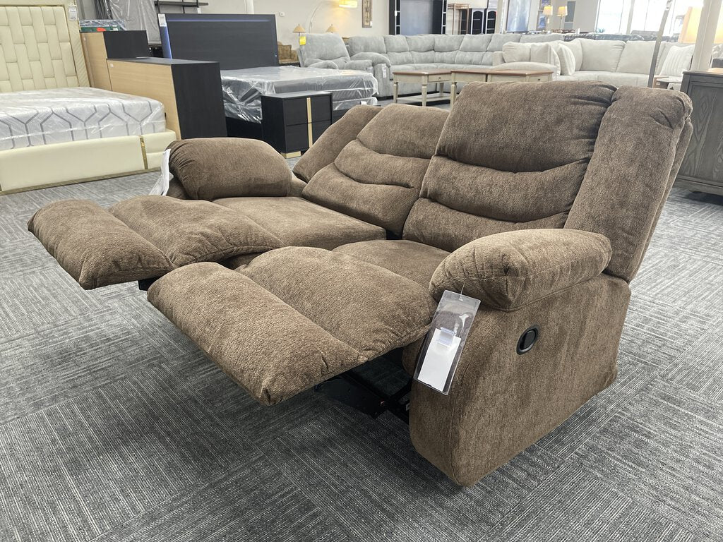 76898 - Ashley Tulen Chocolate Reclining Loveseat 60x30x40