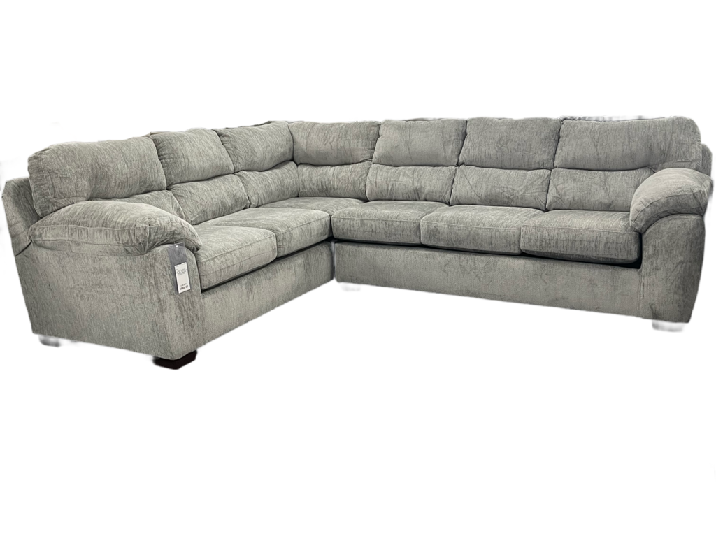 Lucille Slate NEW 2pc Sectional 120x94x38 (1710/1723)