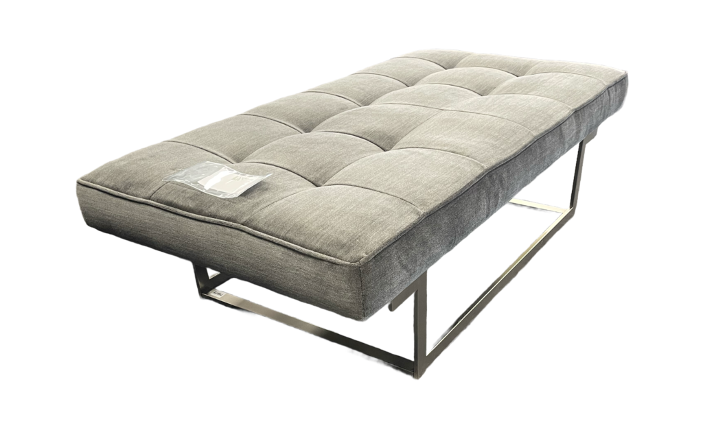 76872 - Jonathan Louis Flannel Ottoman 60x31x17