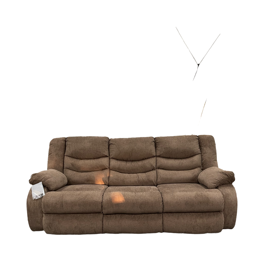 76899 - Ashley Tulen Chocolate Reclining Sofa 84x33x40