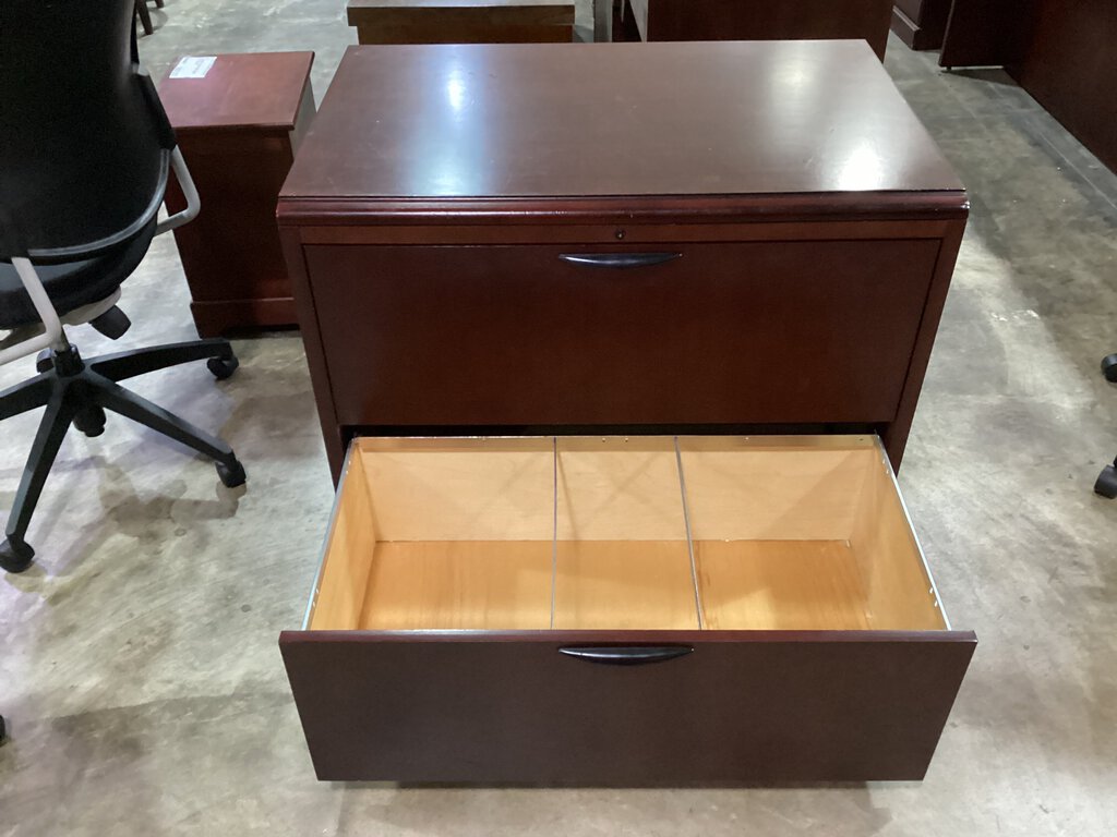 82099 - Cherry 2 Drawer File Cabinet 36x24x30