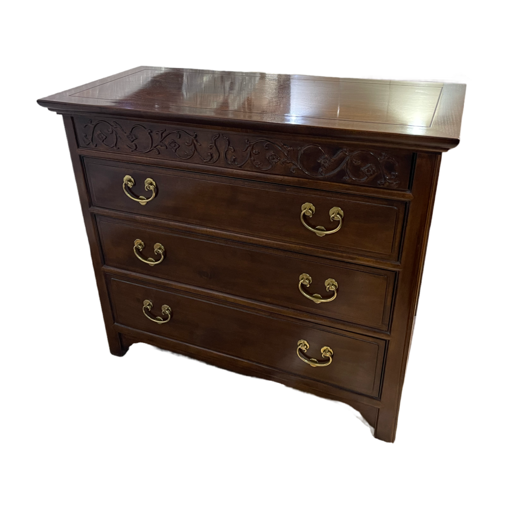 82081 - Henredon Chippendale 4 Drawer Chest 39x18x34