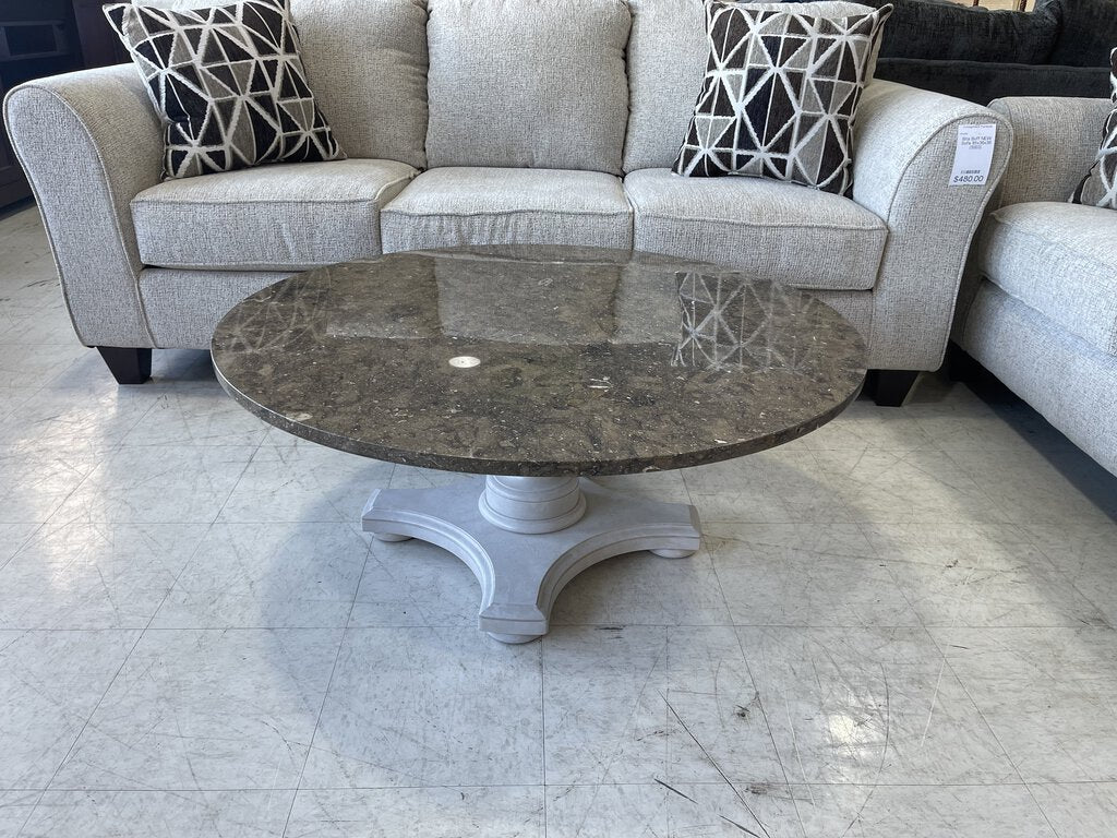 82089 - Marble Top Coffee Table 40x17