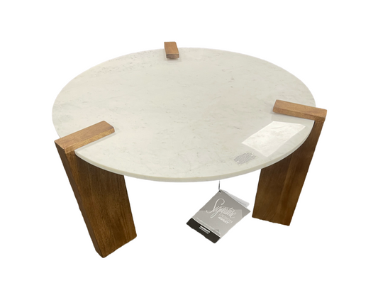 76910 - Ashley Isanti Round Marble Top Cocktail Table 32x32x18