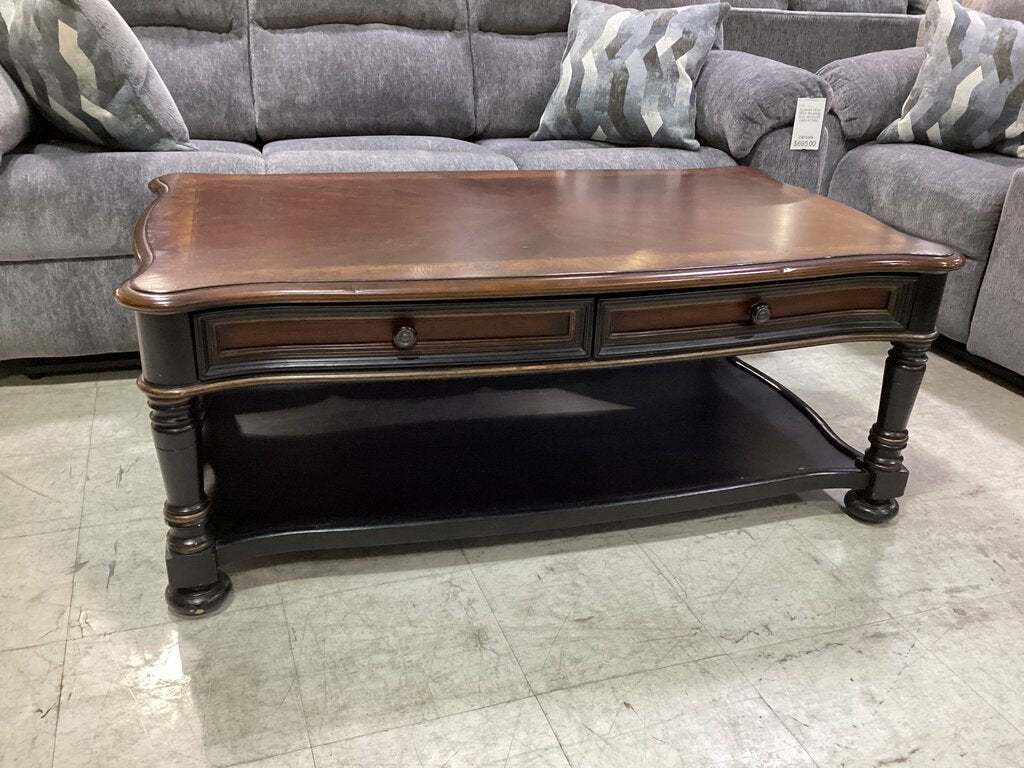 82138 - Hooker Preston Ridge 2 Drawer Coffee Table 52x30x20