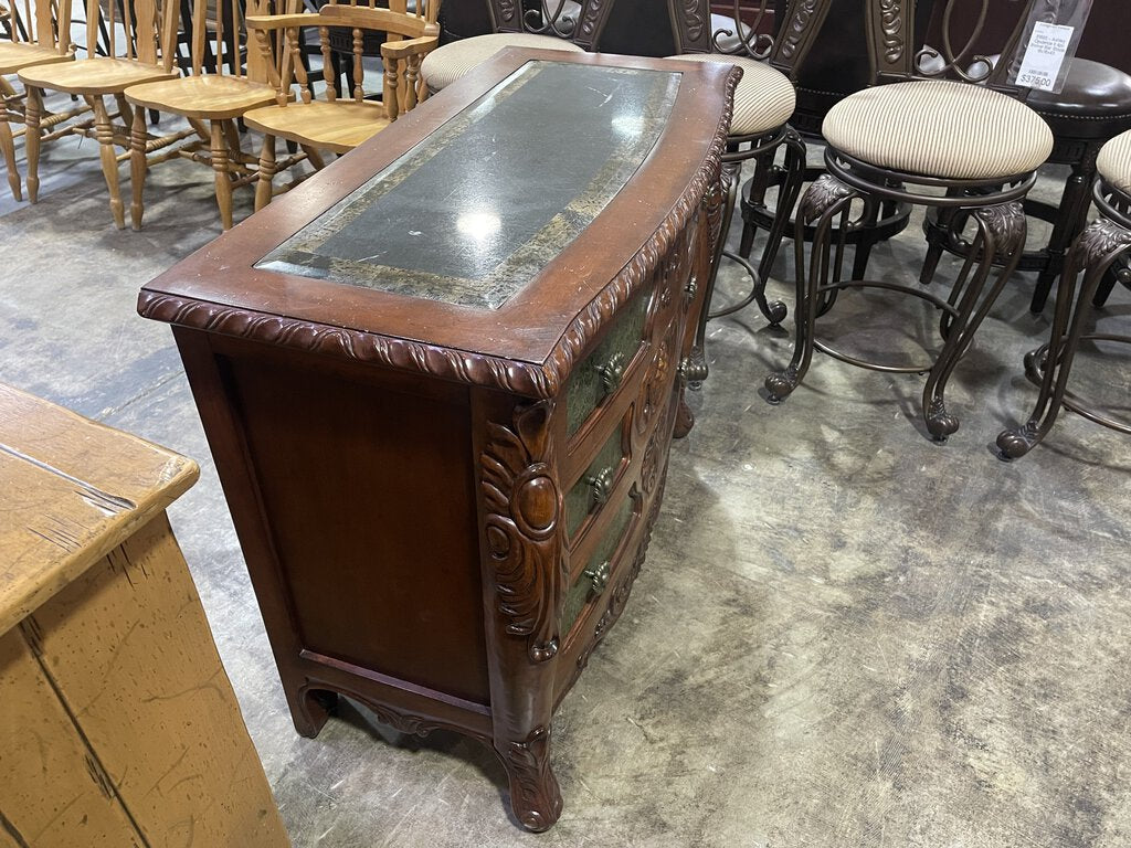 82145 - Three Drawer Accent Chest Console Table 42x20x33