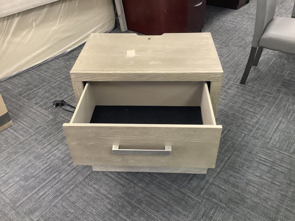 76917 - Fawnburg 1 Drawer Charging Nightstand 17x26x26