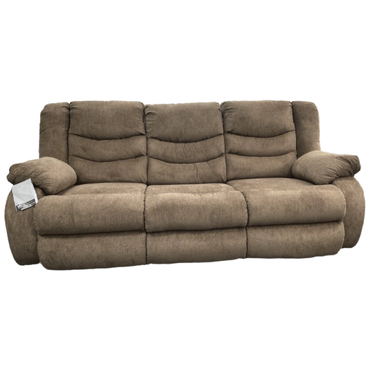 76899 - Ashley Tulen Chocolate Reclining Sofa 84x33x40