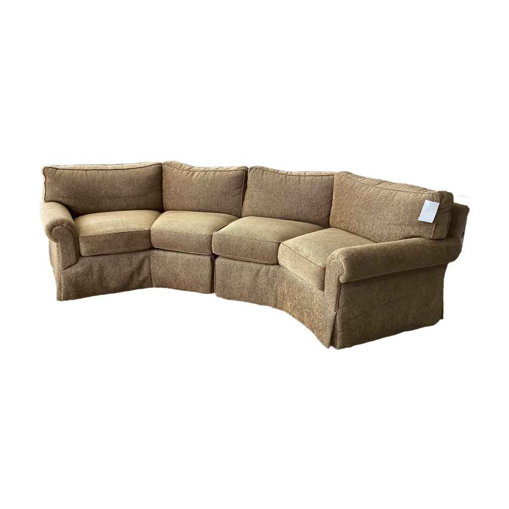 82183 - Pearson 2pc Curved Sofa 125x34x30