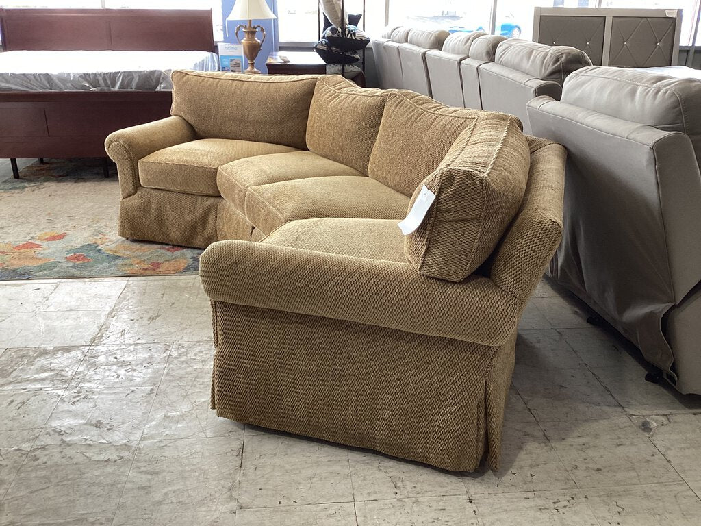 82183 - Pearson 2pc Curved Sofa 125x34x30