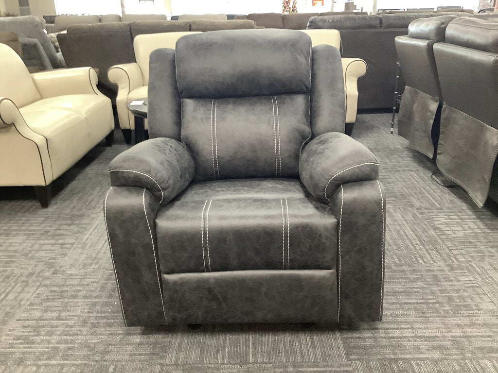 Lucca Gray NEW Glider Recliner 35x31x40 (679022)