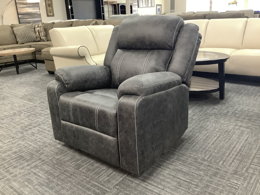 Lucca Gray NEW Glider Recliner 35x31x40 (679022)