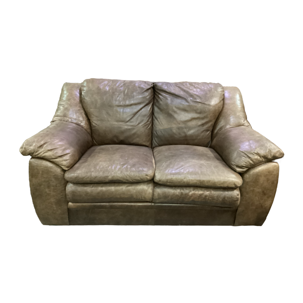 82175 - Leather Loveseat 68x39x36