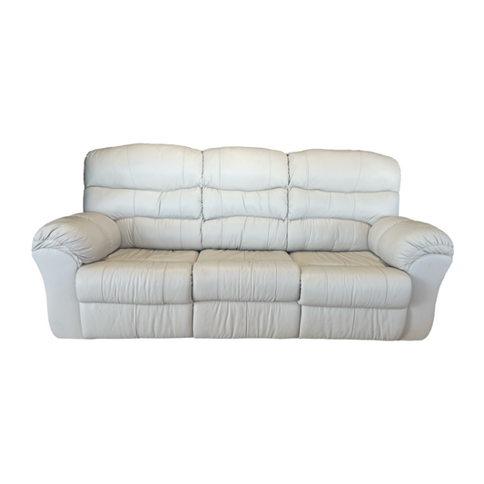 82231 - Palliser White Sleeper Sofa 84x36x40