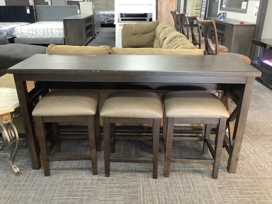 82241 - Whalen Furniture 4pc Dining/Desk Set 68x20x34