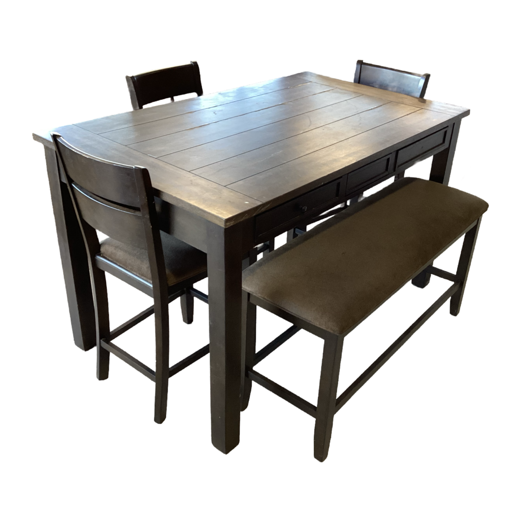 82239 - Lane 5pc Pub Table w/Bench 36x60x36