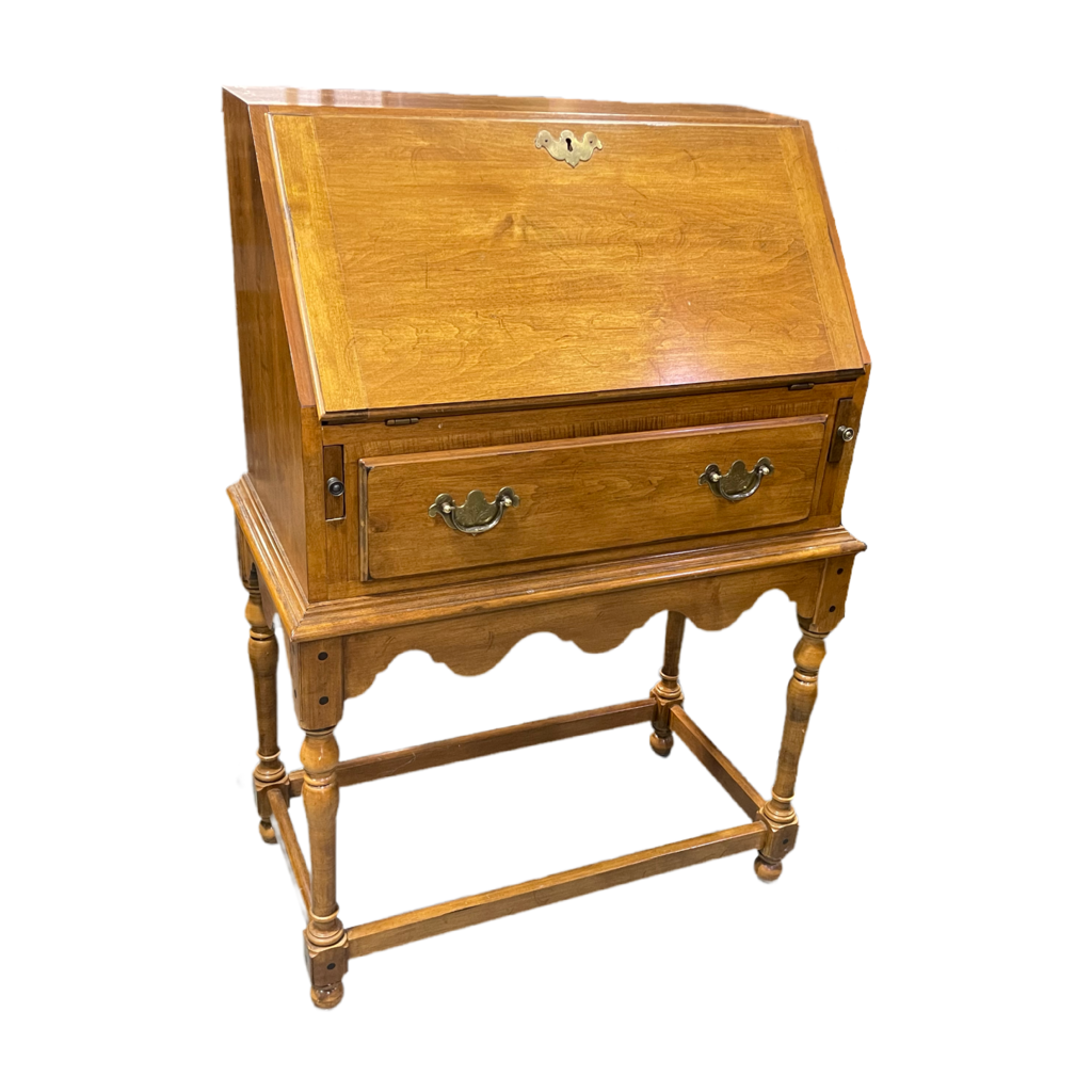 82224 - Ethan Allen Maple Secretary Desk 27x15x29