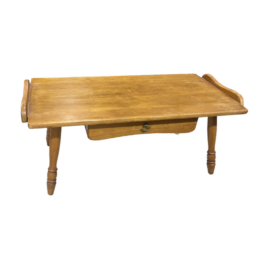 82263 (8506-6) Oak Coffee Table w/Drawer 38x18x16