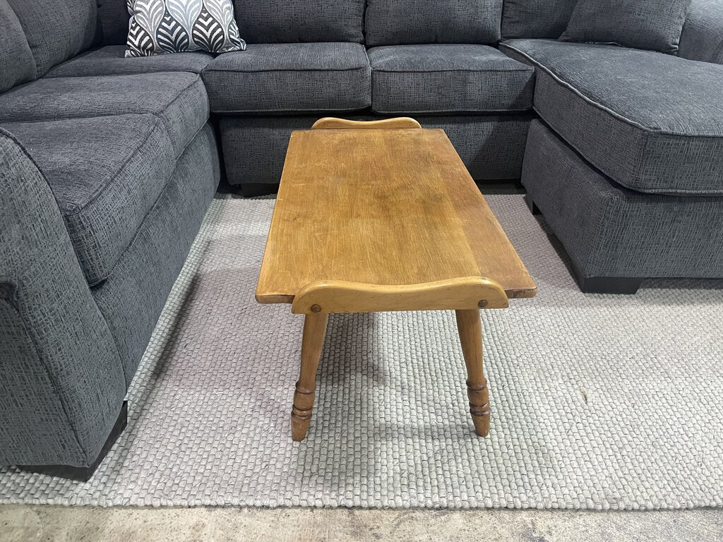 82263 (8506-6) Oak Coffee Table w/Drawer 38x18x16