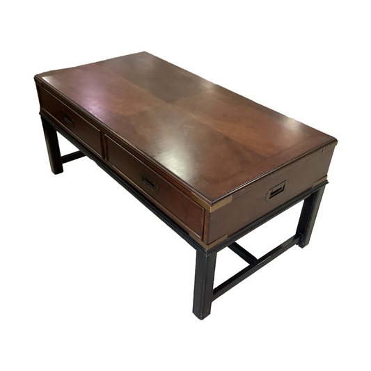 82274 - Thomasville Campaign Style Coffee Table 42x22x19