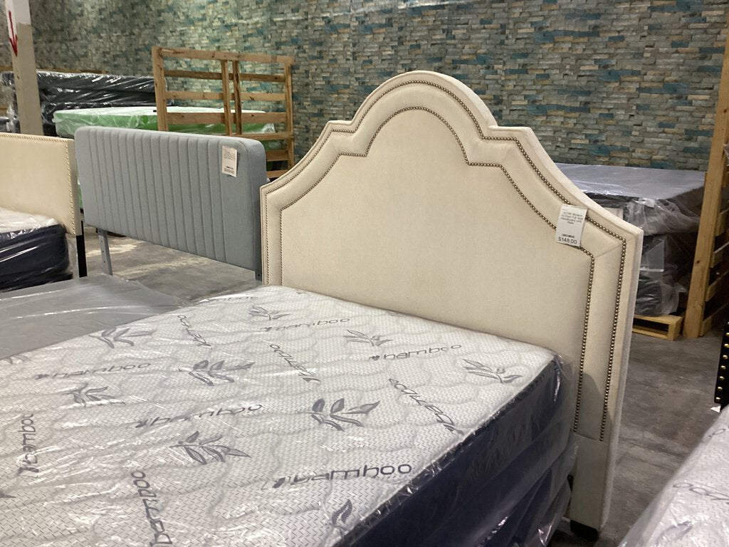 82265 (8506-8) Modern Arched Full Size Headboard with Rails 61x4x61