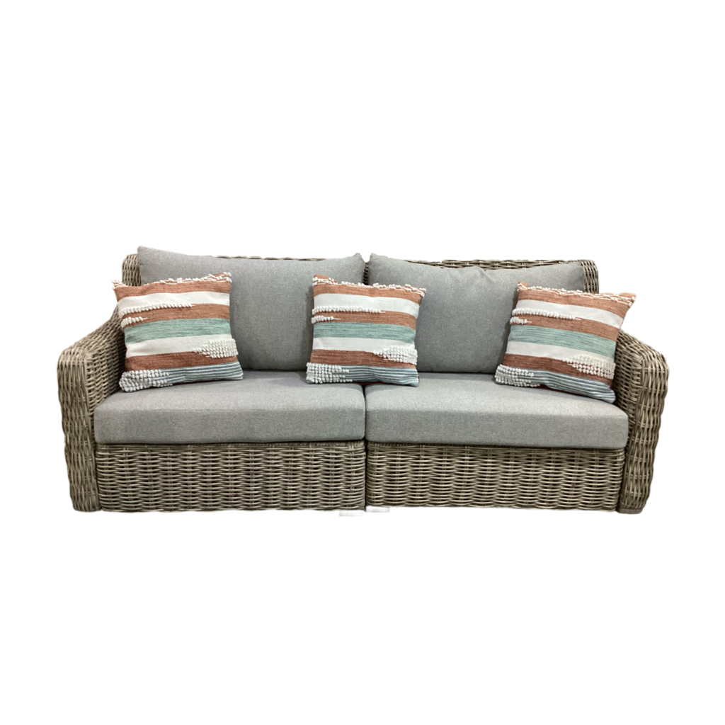 82268 - Bellamy 2pc Wicker Sofa 80x35x32