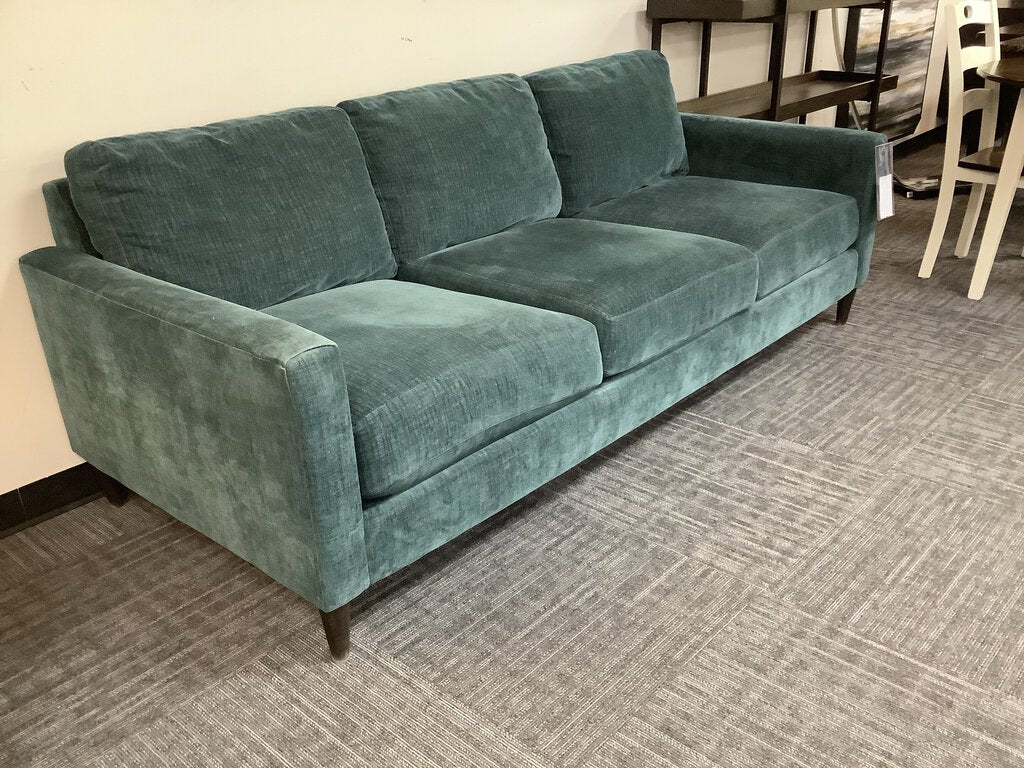 82296 - Jonathan Louis Kelvin Teal Sofa 88x38x31