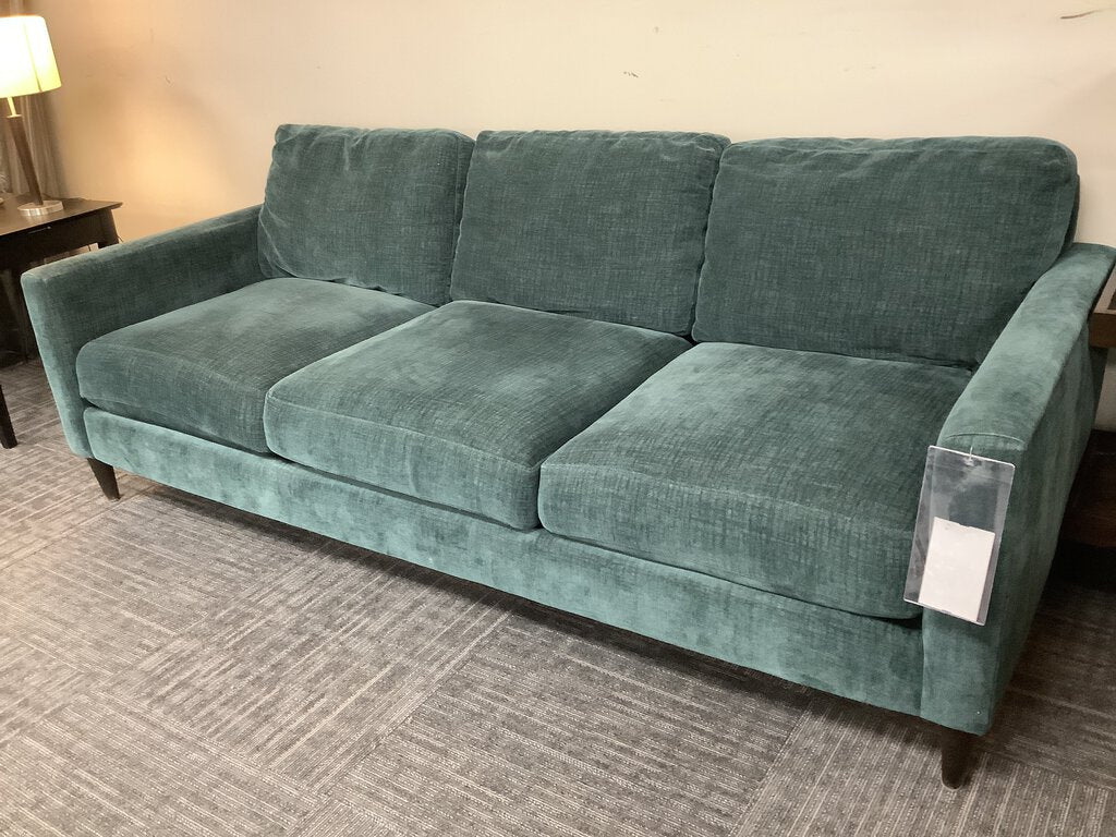 82296 - Jonathan Louis Kelvin Teal Sofa 88x38x31