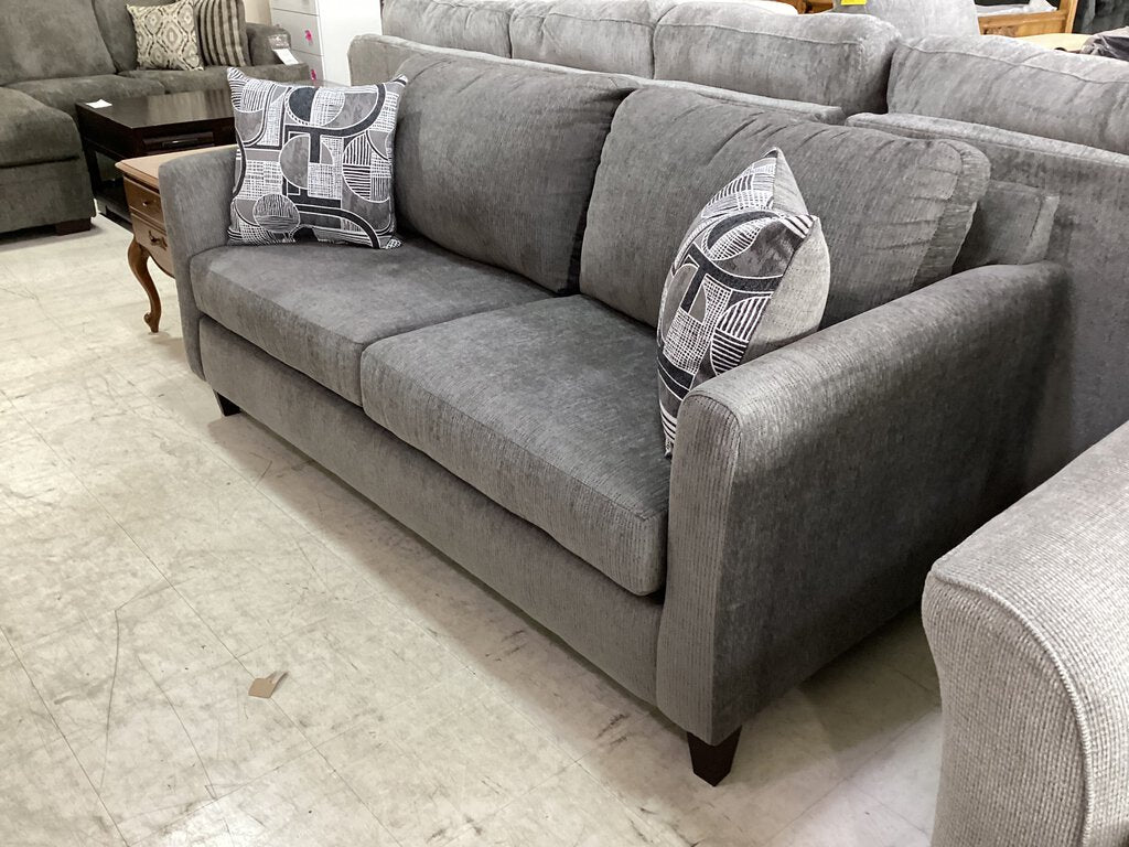 Sims Charcoal NEW Sofa 74x35x35 (3103-SIMC)