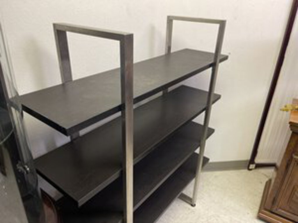 82338 - Black 4 Tier Shelf 48x13x55